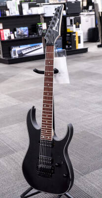 Ibanez RG7320EX 7-String Electric Guitar - Black Flat | Long & McQuade